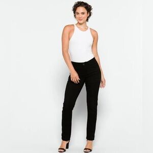 Democracy Absolution jeans straight black size 6P NWT